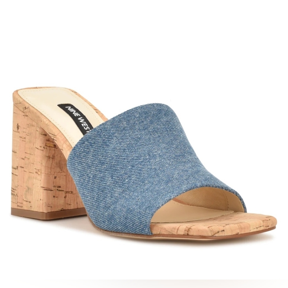 Nine West Neice Dress Block Sandals